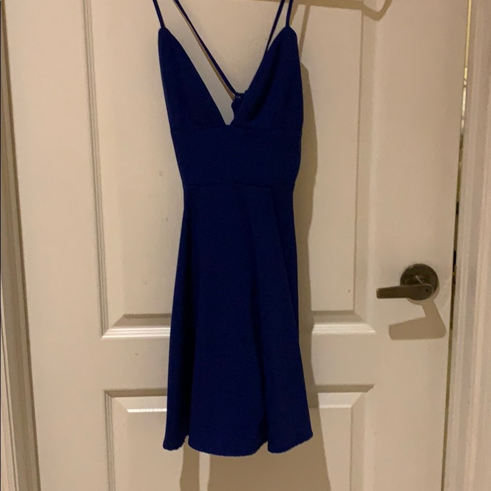 Tobi Royal Blue Skater Dress